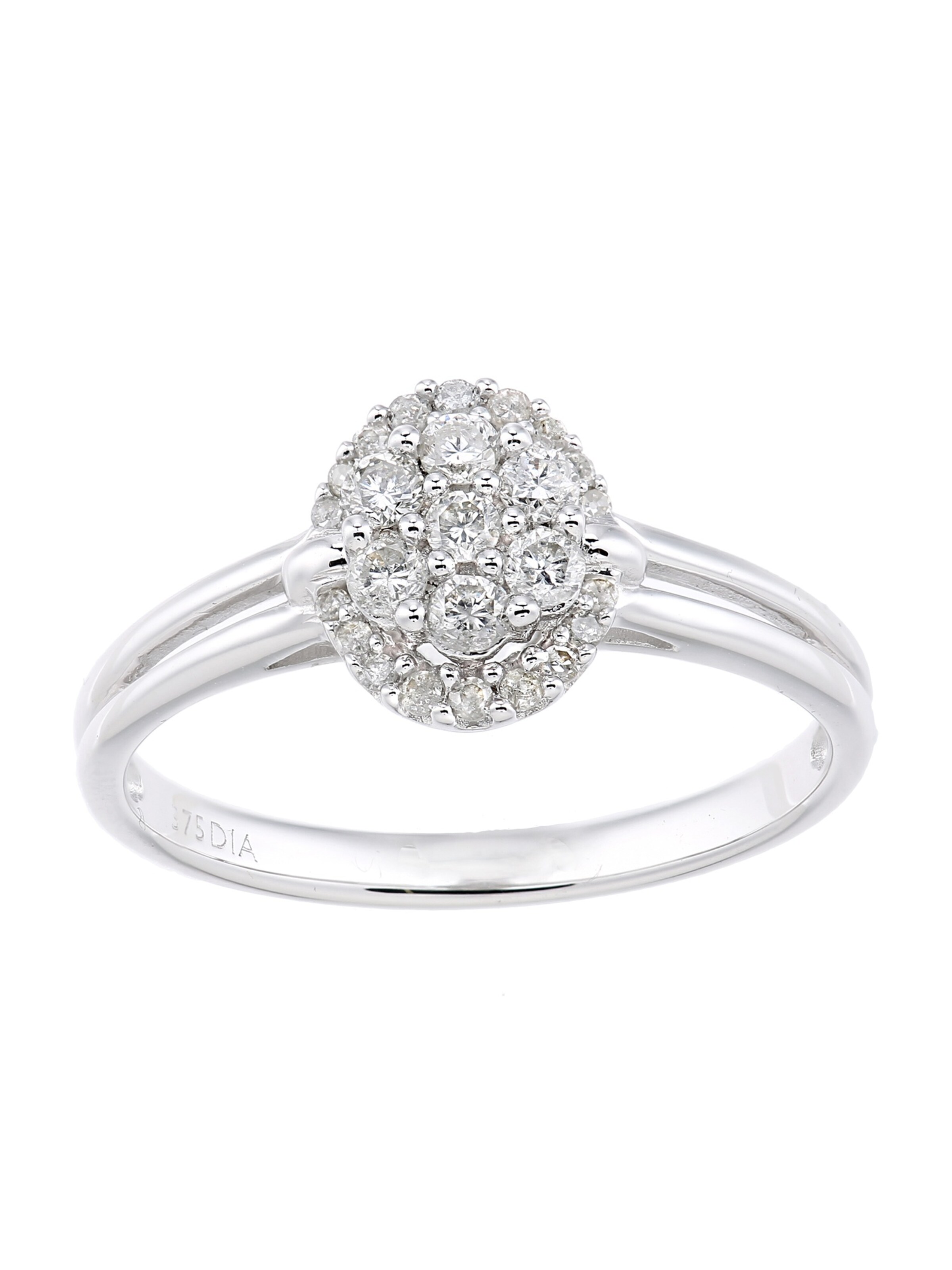 DIAMANT LETERNEL Ring in Silver: front