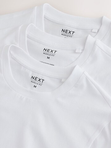 T-Shirt Next en blanc