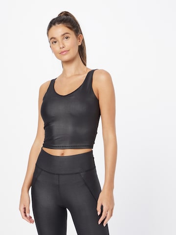 ONLY PLAY Sports top 'CORA' in Black: front