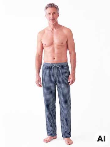 Pantalon de pyjama ' Olden Glory ' Luca David en bleu : devant