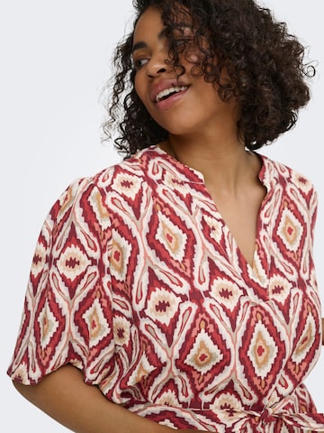 ONLY Carmakoma - Vestido 'CARAntonia' en rojo