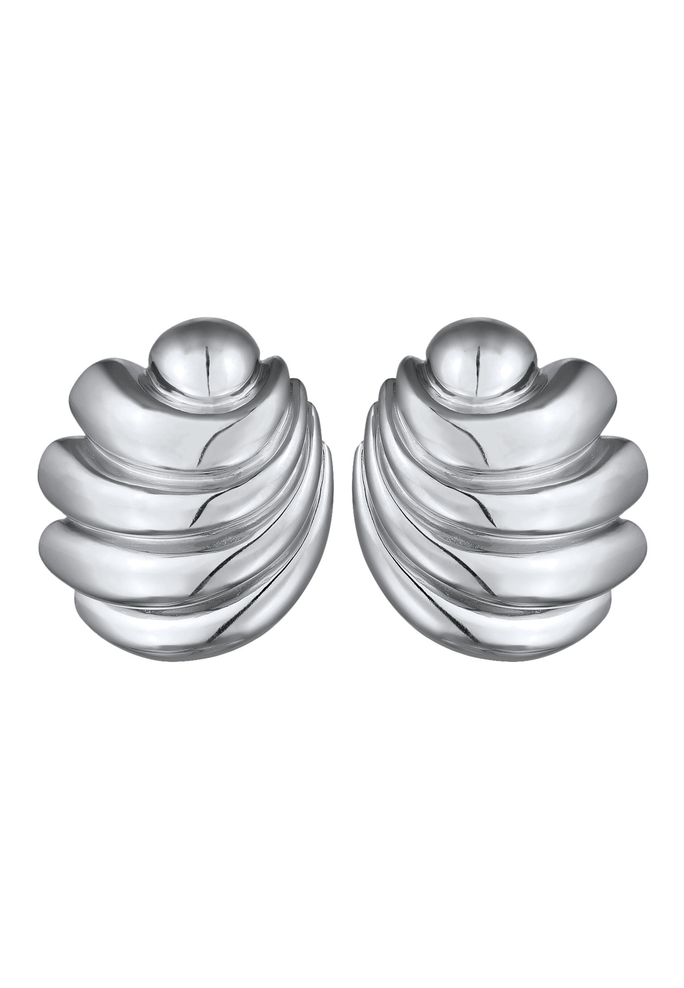 ELLI PREMIUM Ohrringe 'Muschel' in Silber