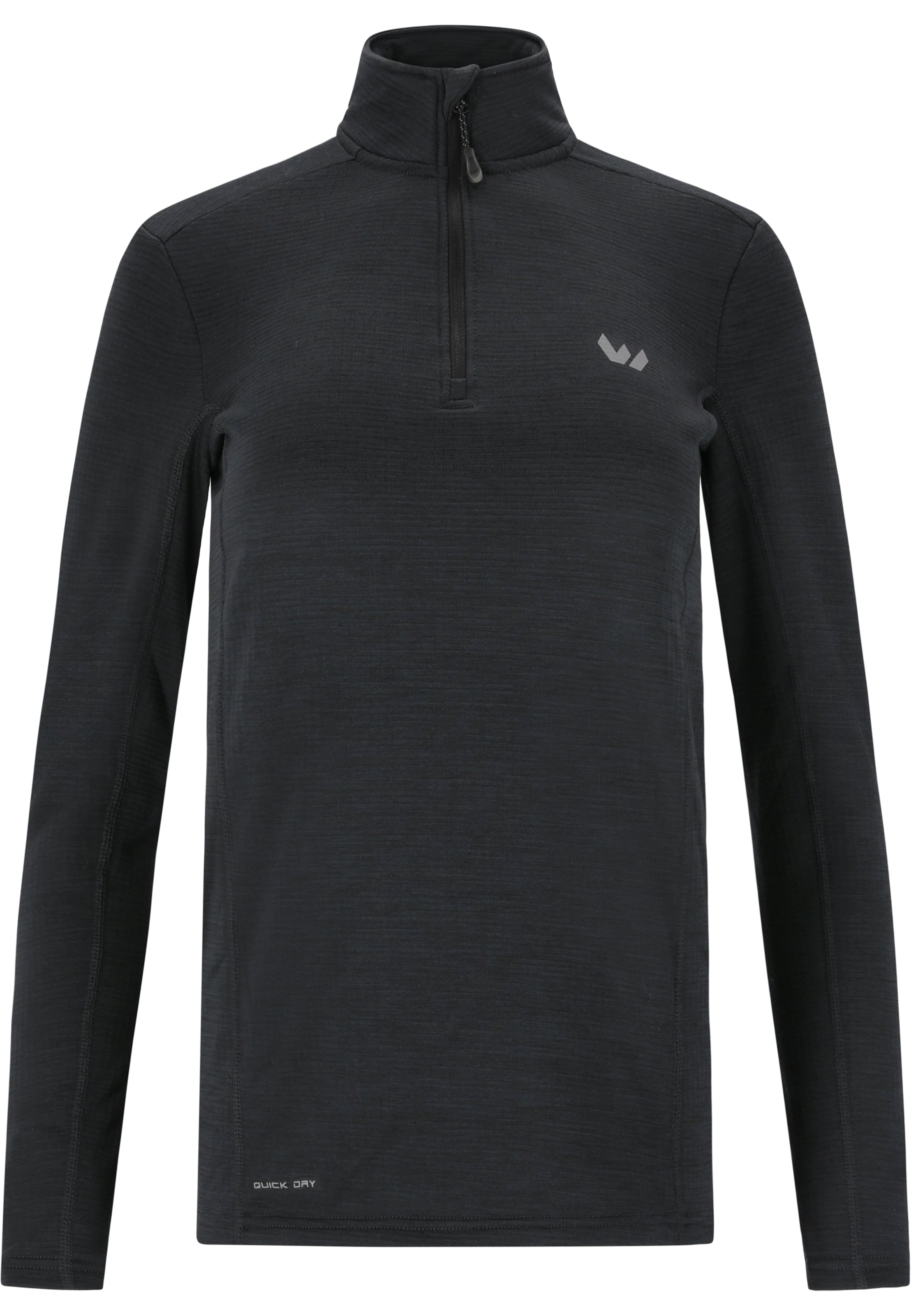 Whistler Midlayer 'Juice' in Schwarz: Vorderseite