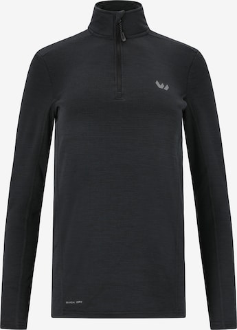Whistler Performance Shirt 'Juice' in Black: front