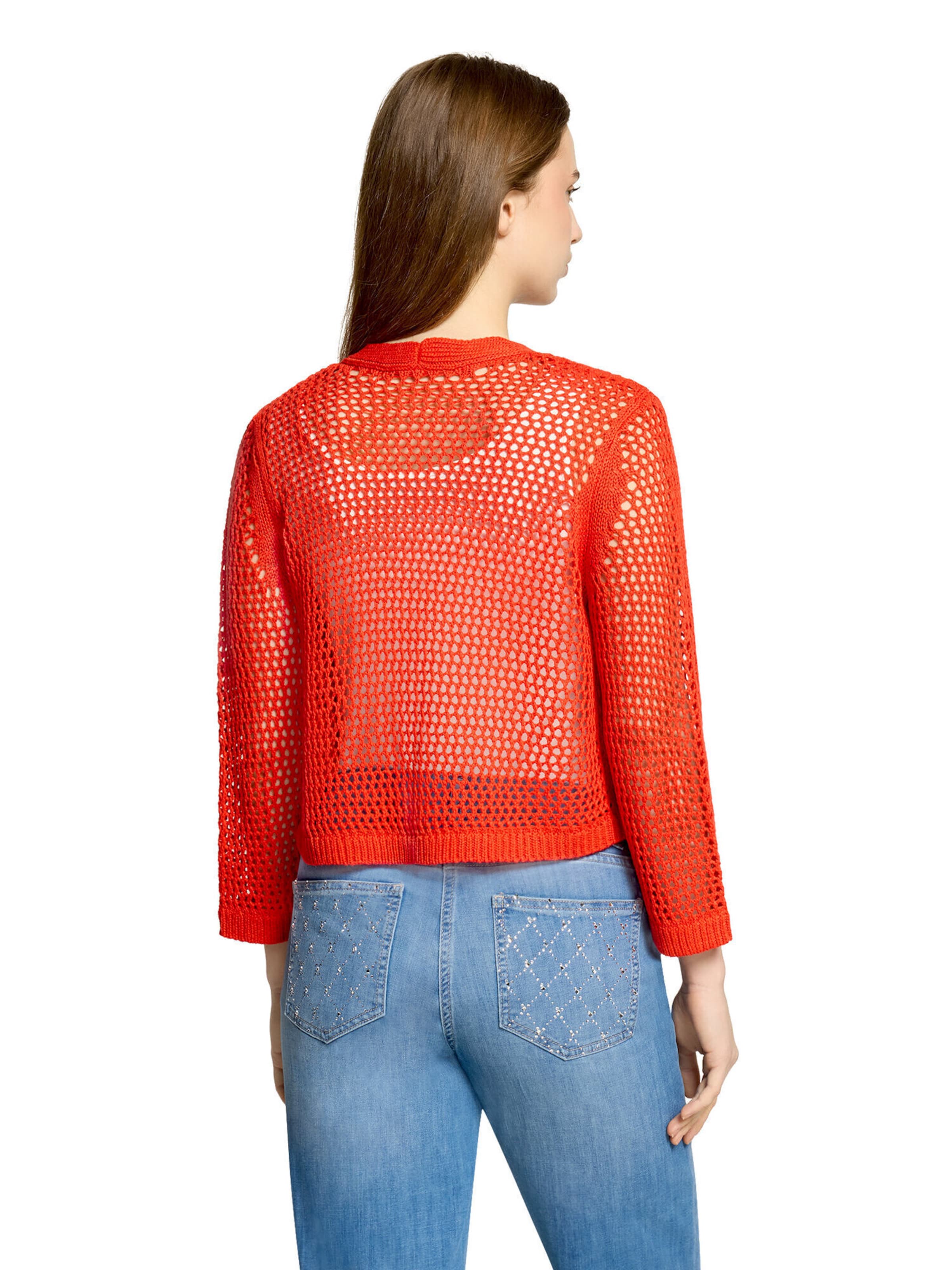 Betty Barclay Gebreid vest in Rood