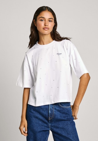 Pepe Jeans Shirt 'ELIN' in White: front