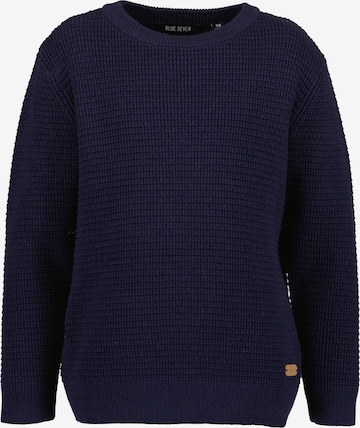 mėlyna BLUE SEVEN Megztinis: priekis