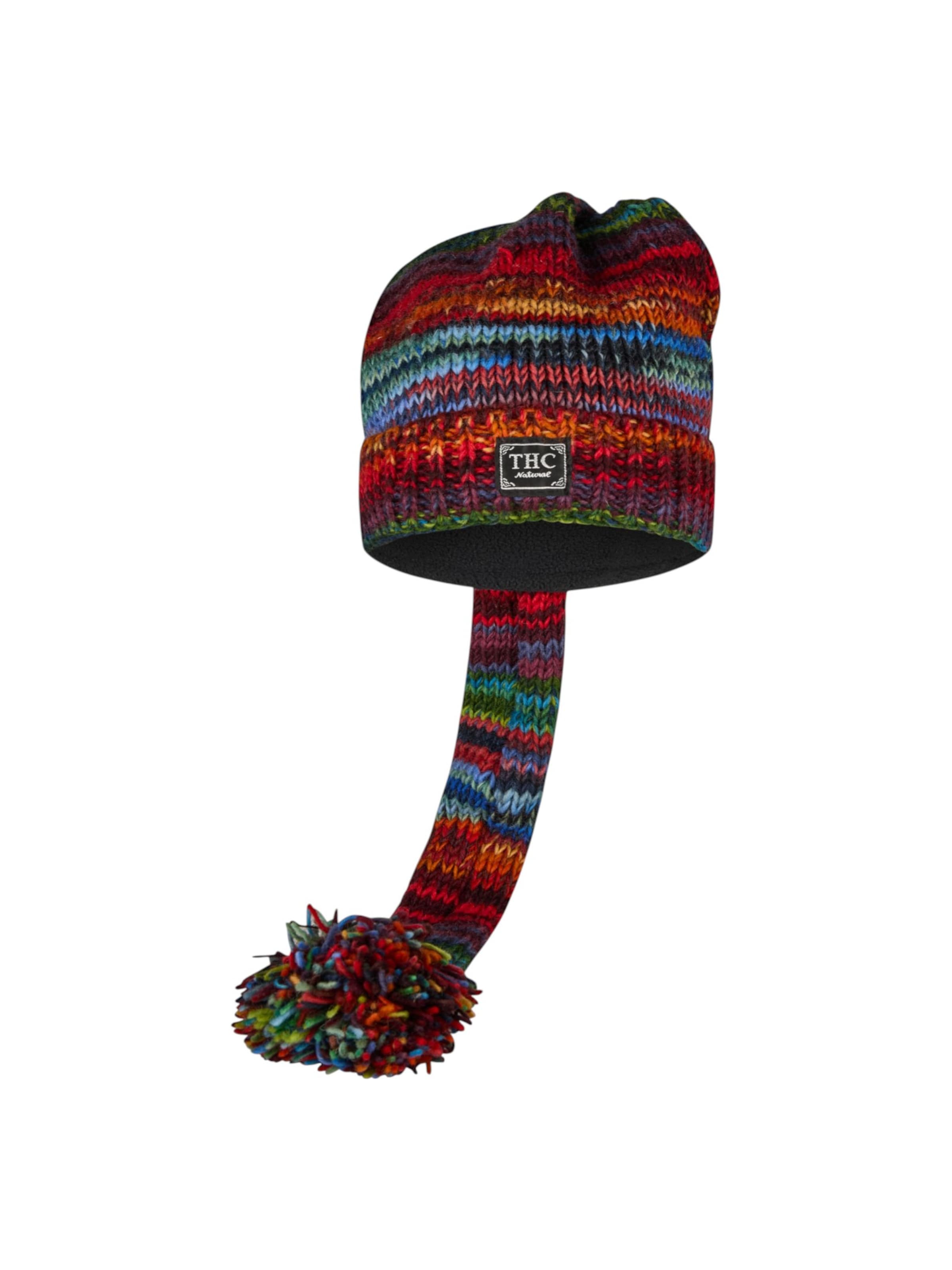 THC Natural Line Beanie 'THC 727' in Mixed colors: front