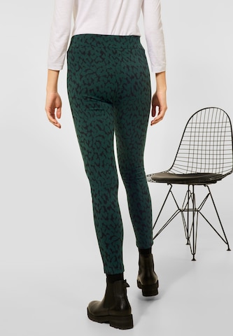 Coupe slim Leggings STREET ONE en vert