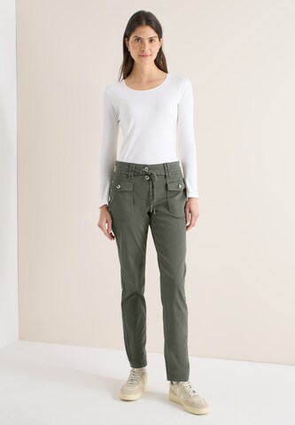 CECIL Slim fit Pants 'Scarlett' in Green