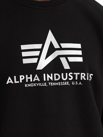ALPHA INDUSTRIES Sweatshirt 'Basic' in Black