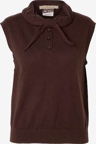 Pullover di Smith&Soul in marrone: frontale