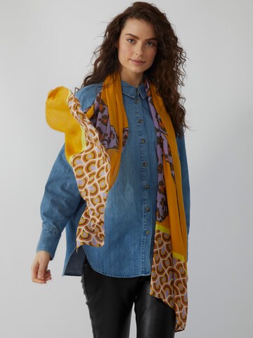 CODELLO Scarf in Yellow: front