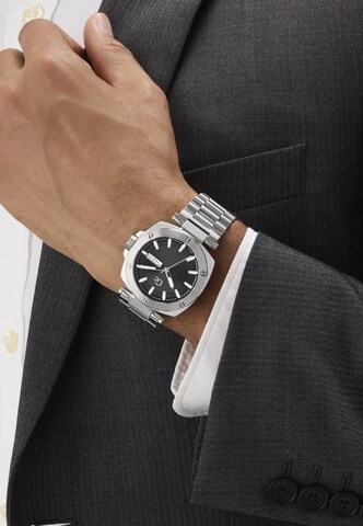 Montre à affichage analogique ' Nobilis ' Gc en argent : devant
