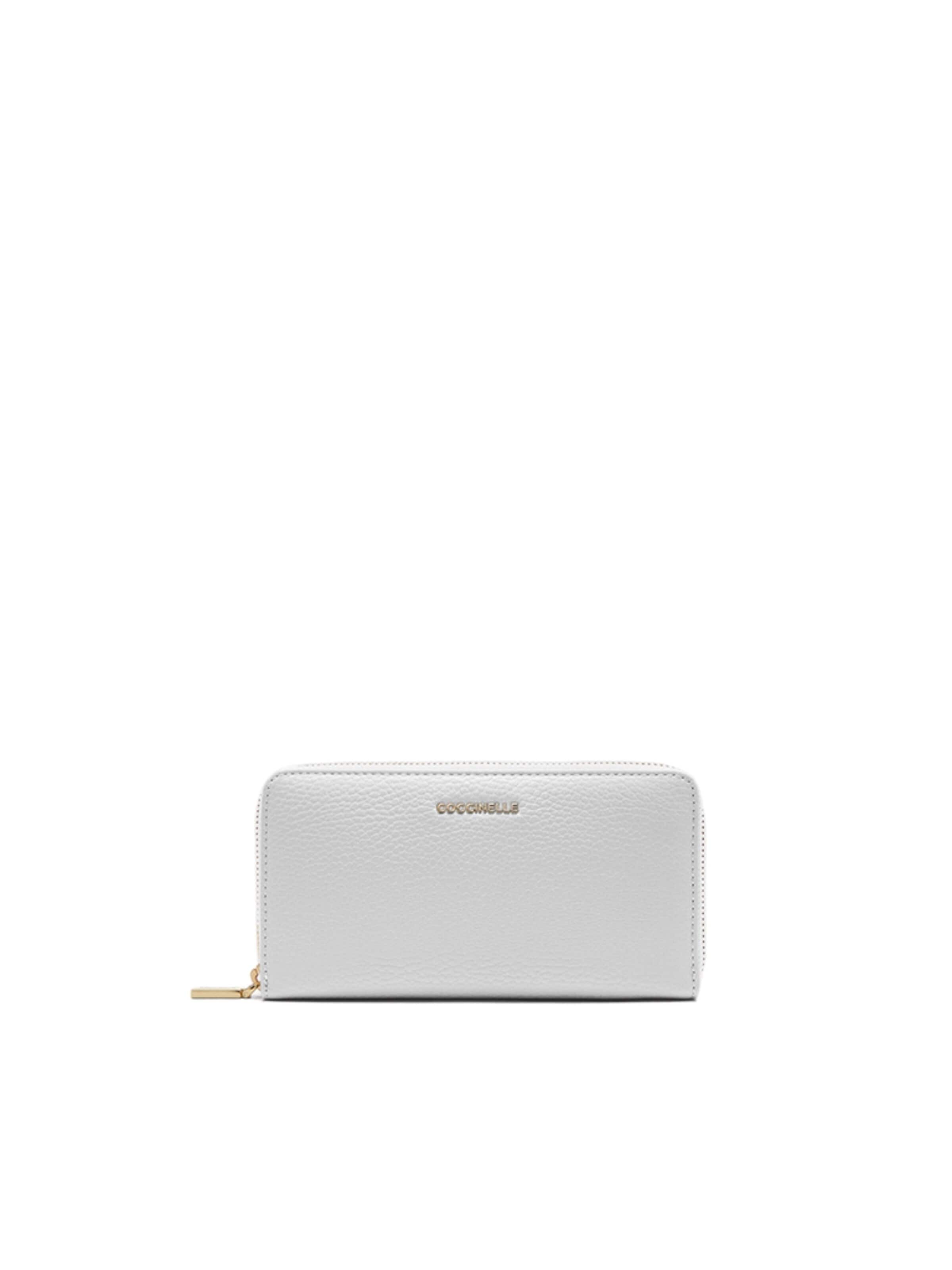 Coccinelle - Cartera 'COCCINELLE METALLIC' en blanco: frente