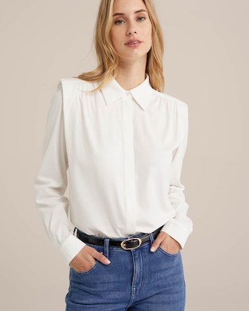 WE Fashion Bluse i hvid: forside