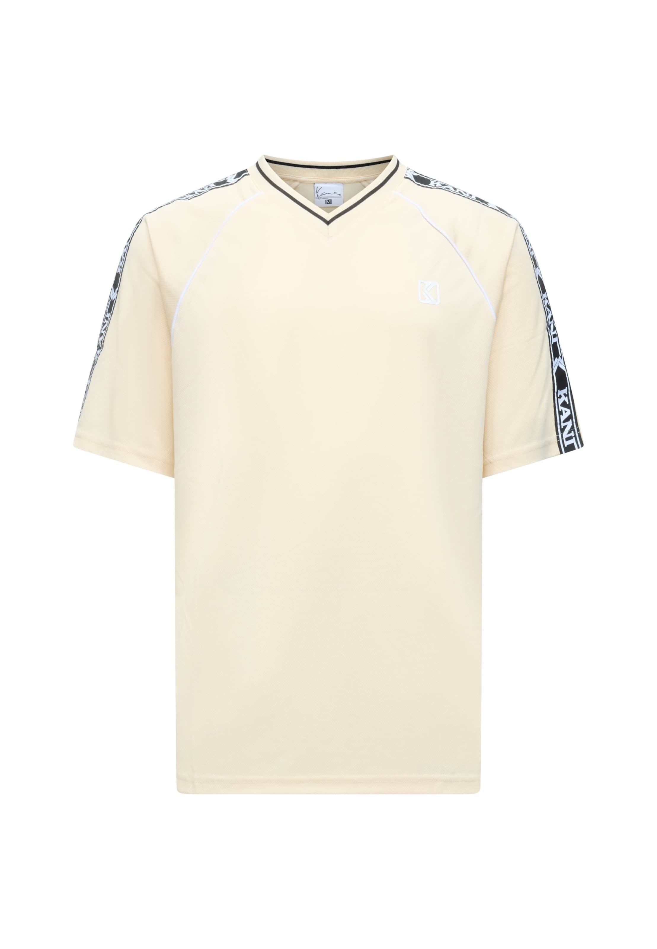 Maglietta di Karl Kani in beige: frontale
