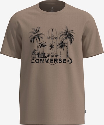CONVERSE Shirt in Braun: Vorderseite