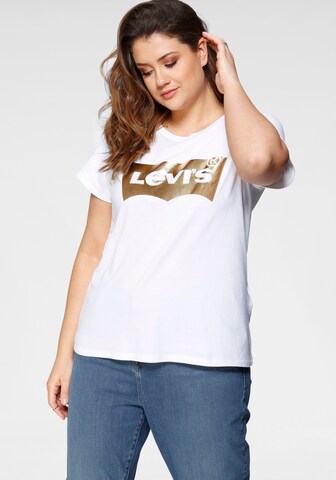 Levi's® Plus Shirt in White: front