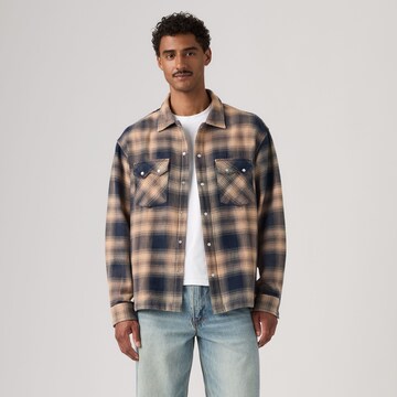 LEVI'S ® Regular fit Button Up Shirt 'PIER 89' in Brown