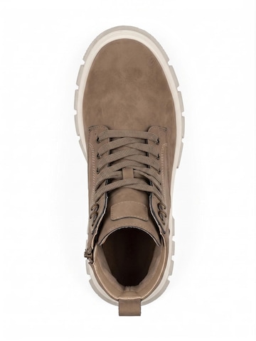 TorWeit Enkellaarsje 'Cool Lace Up Ankle Boots' in Beige