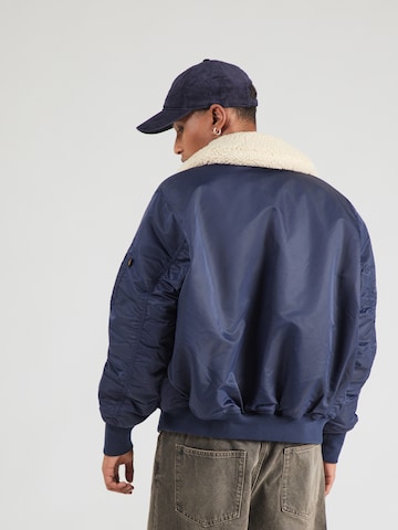 ALPHA INDUSTRIES Демисезонная куртка 'B-15 Modified' в Синий: сзади