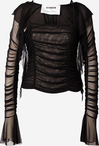 ABOUT YOU x Chiara Biasi Blouse 'Lea' in Black: front