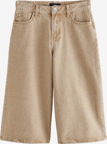 Next Wide Leg Farkut värissä beige: etupuoli