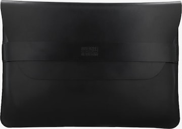 Buckle & Seam Laptoptasche in Schwarz: predná strana