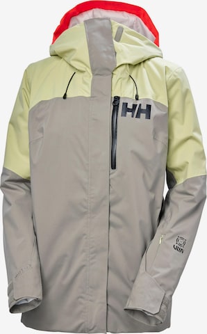 HELLY HANSEN Outdoor Jacket 'POWSHOT' in Grey: front