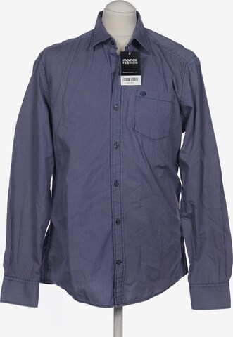 s.Oliver Button Up Shirt in M in Blue: front