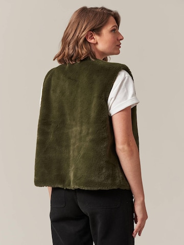Gilet 'Fuzzy' Deeluxe en vert