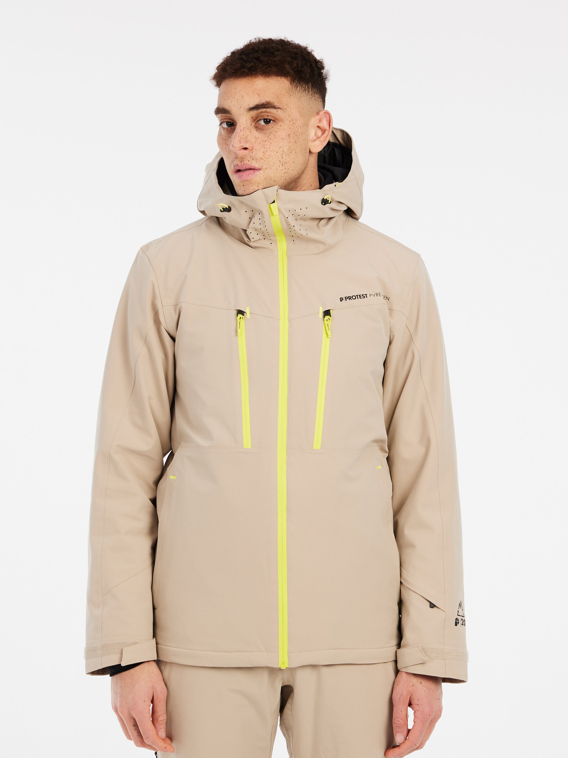 PROTEST Sports jacket 'PRTTIMOTHY' in Brown: front