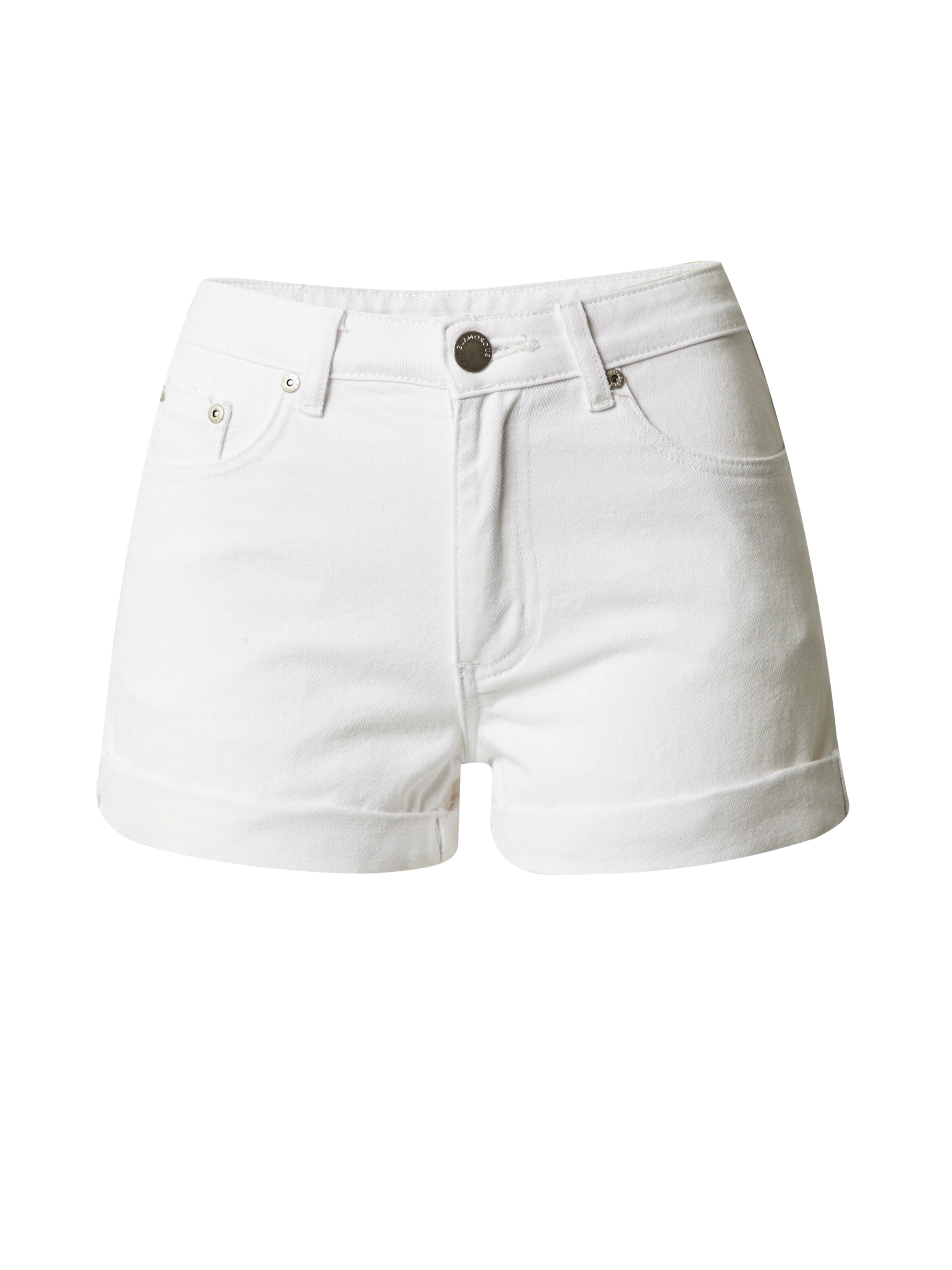 Coupe slim Jean GLAMOROUS en blanc : devant