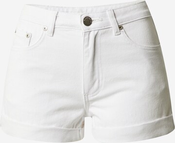 GLAMOROUS Slimfit Shorts in Weiß: predná strana