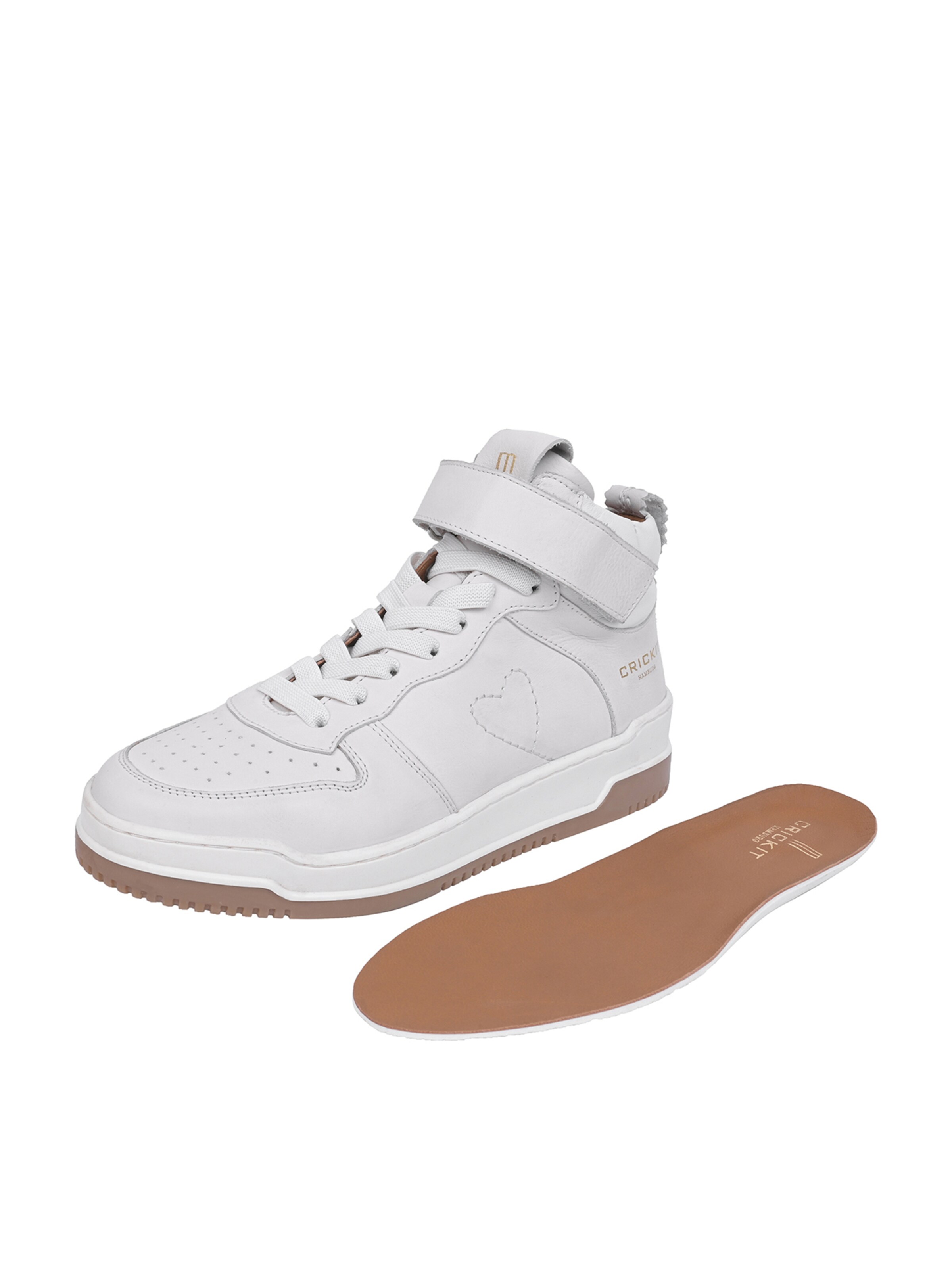 Crickit Sneakers hoog 'PEARL' in Wit