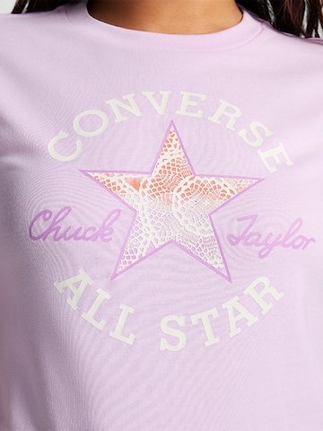 CONVERSE - Camiseta 'Converse Chuck Taylor Patch T-Shirt' en lila