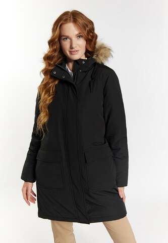 DreiMaster Klassik Winter parka in Black: front