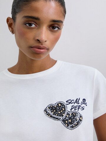 Scalpers T-Shirt in Weiß