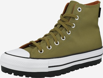 CONVERSE Visoke superge 'CHUCK TAYLOR ALL STAR CITY' | zelena barva: sprednja stran