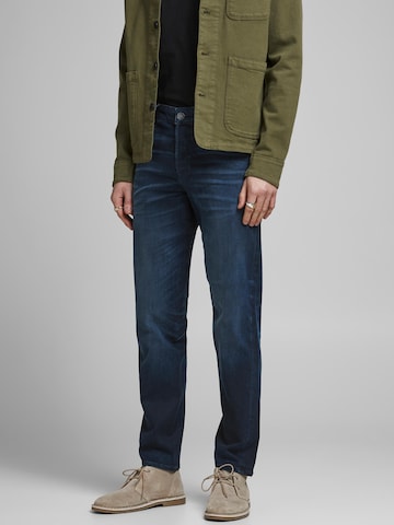 JACK & JONES Regular Jeans 'Mike Ron' in Blauw: voorkant