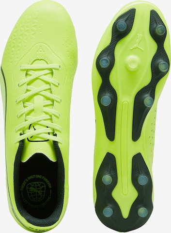 Chaussure de foot 'King Match' PUMA en vert