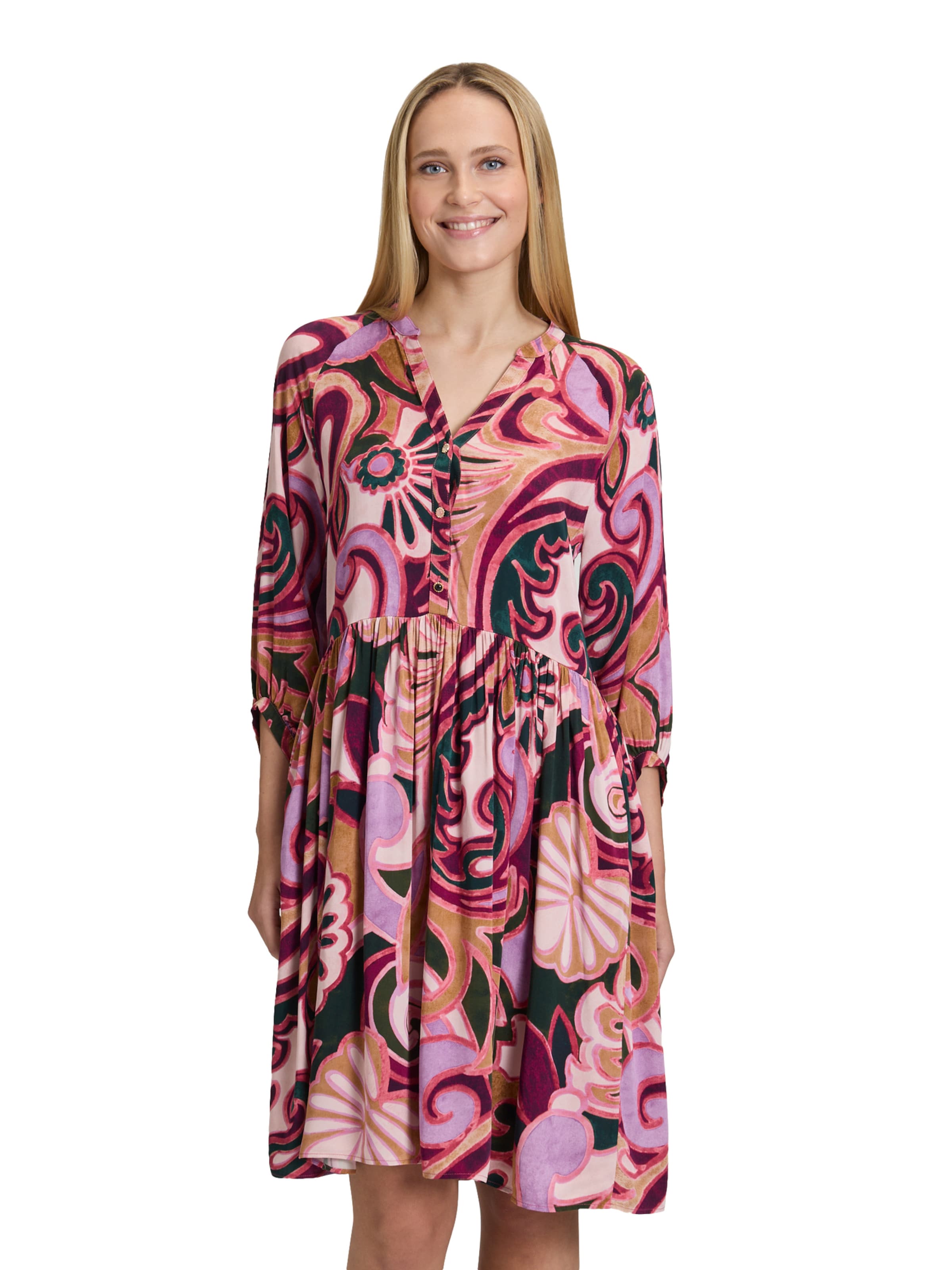 Cartoon Dress in Purple: front