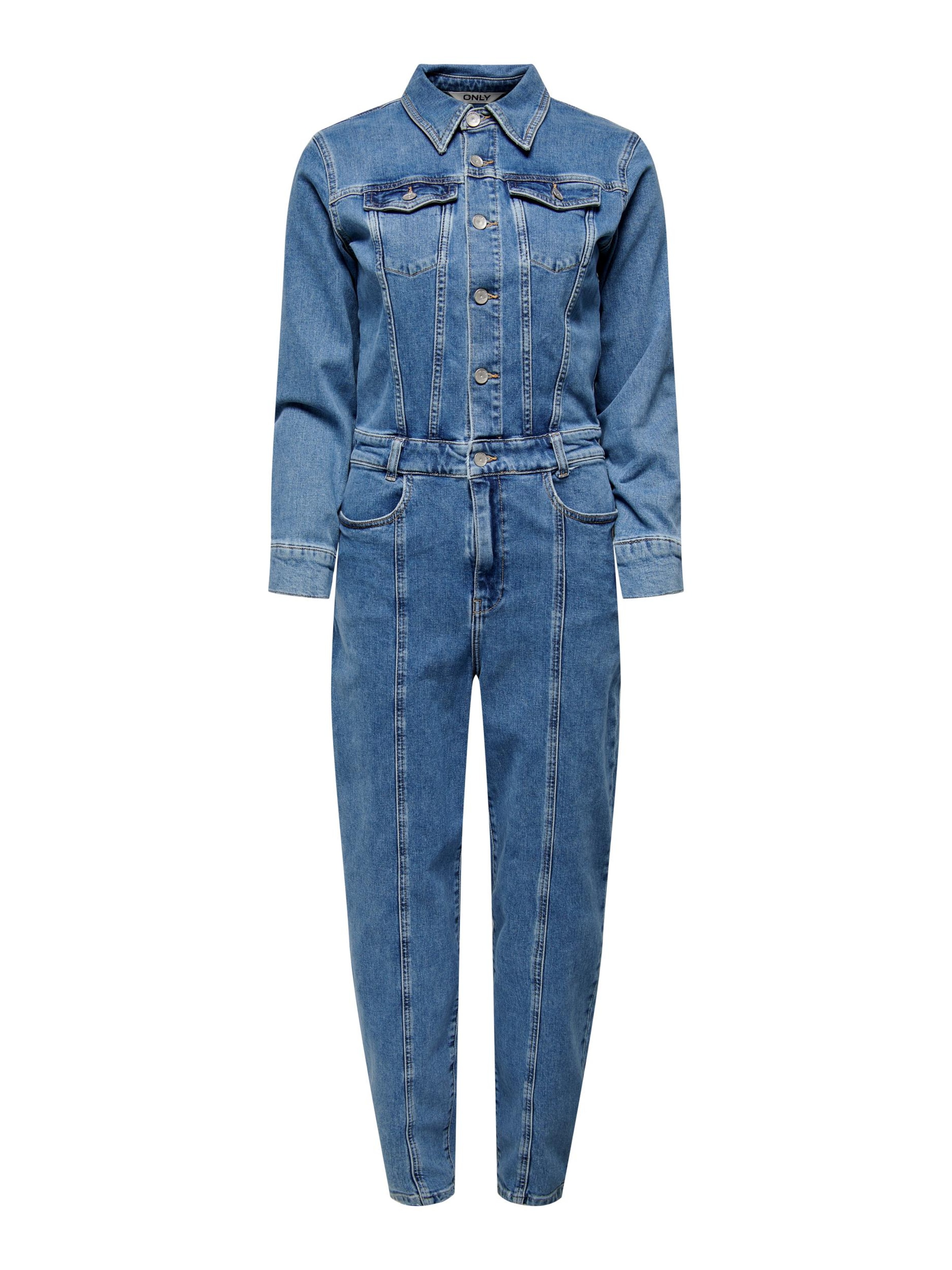ONLY - Jumpsuit 'Palmer' en azul: frente