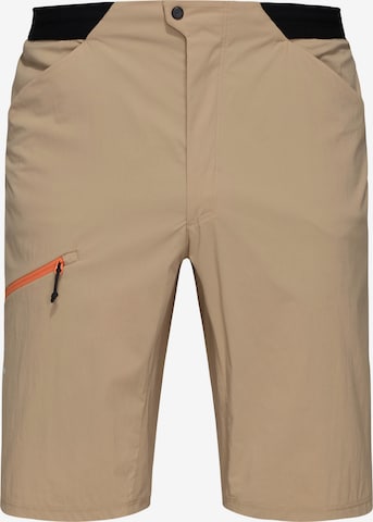 Haglöfs Slimfit Outdoorhose  'L.I.M Fuse' in Beige: predná strana