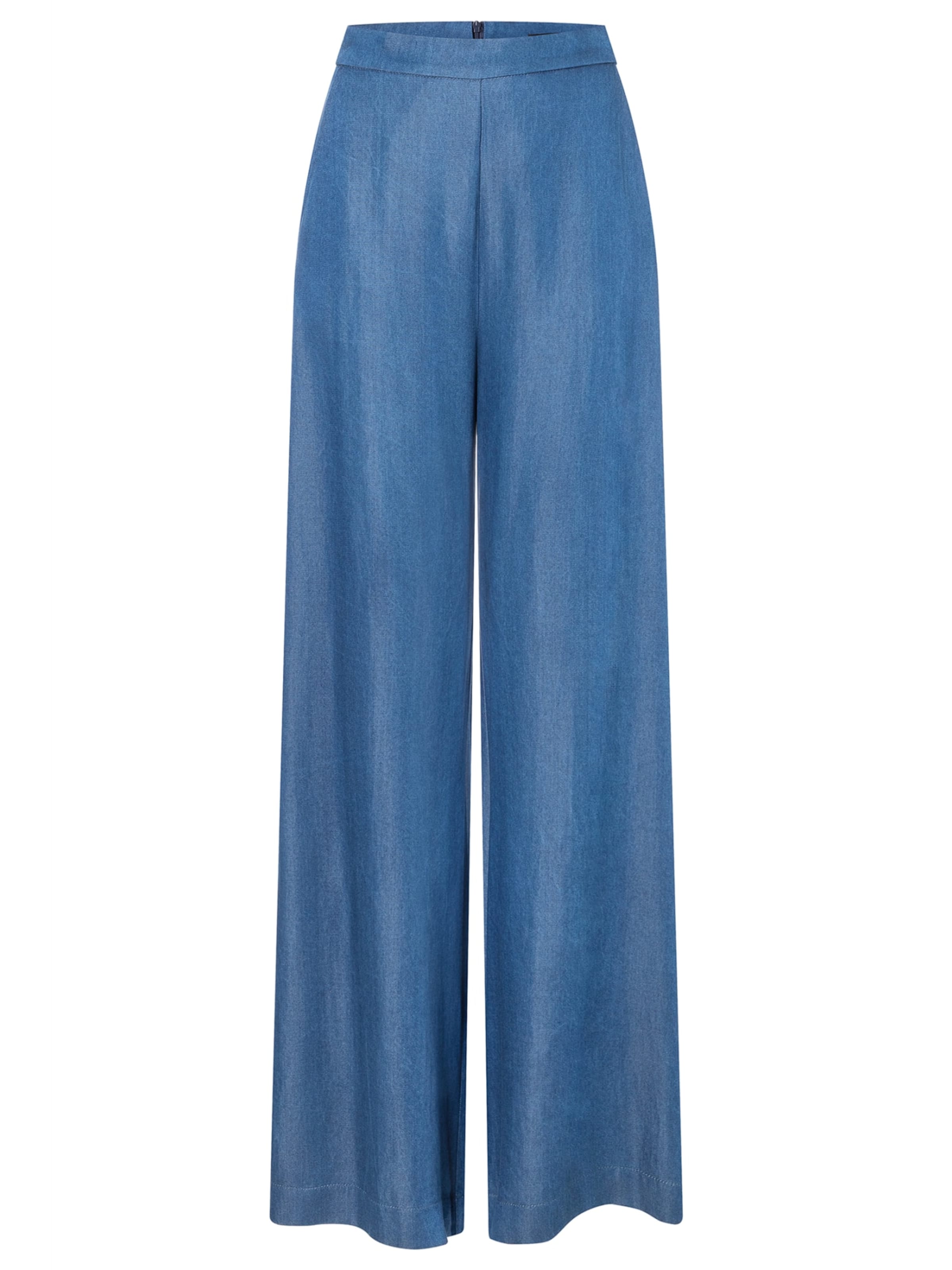 Ana Alcazar Wide Leg Hose 'Doena' in Blau: Vorderseite