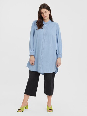 Vero Moda Curve Bluse 'Lindsey' in Blau