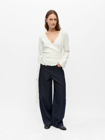 OBJECT Gebreid vest in Wit
