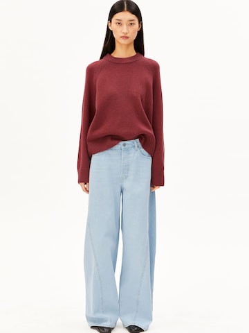 Pull-over ARMEDANGELS en rouge : devant