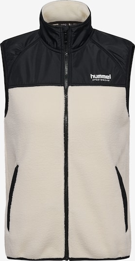 Hummel Sportweste 'LGC MALIKAT' in schwarz / wollweiß, Produktansicht